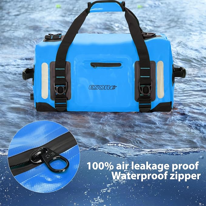 ESONE Dry Bags Waterproof Backpack for Men/Women Dry Bags for Kayaking Waterproof Backpack for Travel Dry Bag Backpack Waterproof Duffel Bag Applicable Boating Camping Paddle Board Surfing（40L） - Image 4