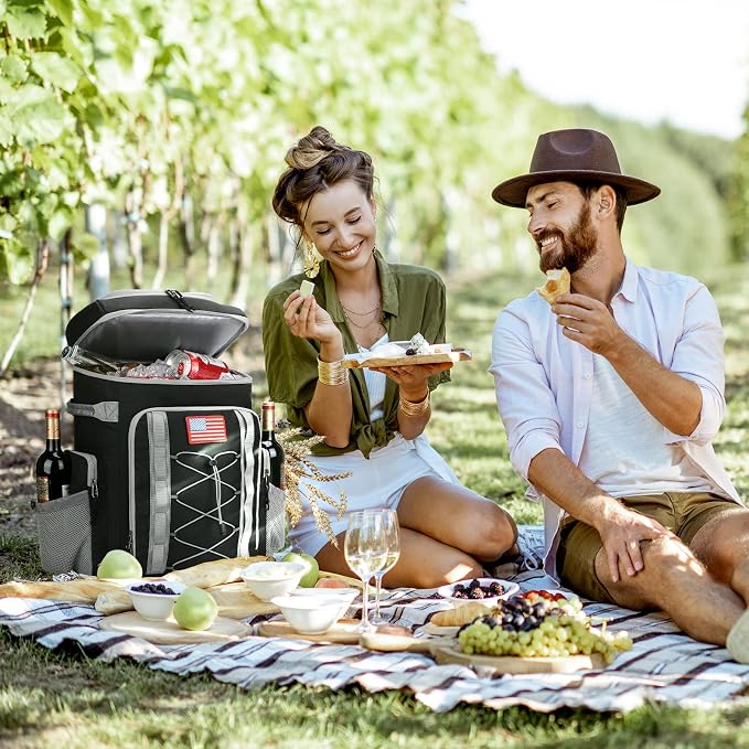 Maelstrom 35/50 Can Insulated Backpack Cooler, Leakproof Soft Lunch Ice Bag | Keeps Food Cold For 16h, Peva Liner, Durable Nylon, Ergonomic Padding. Perfect For Men, Women, Camping, Beach, Hiking, Travel - Image 8