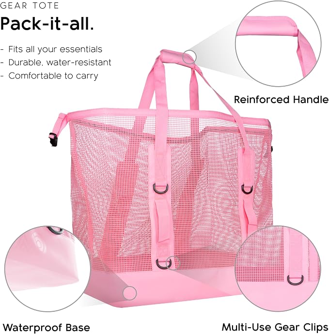 MISSION Boat Gear CASSI Heavy-Duty Outdoor Tote and Waterproof Marine-Grade Mesh Boat Bags - Image 3