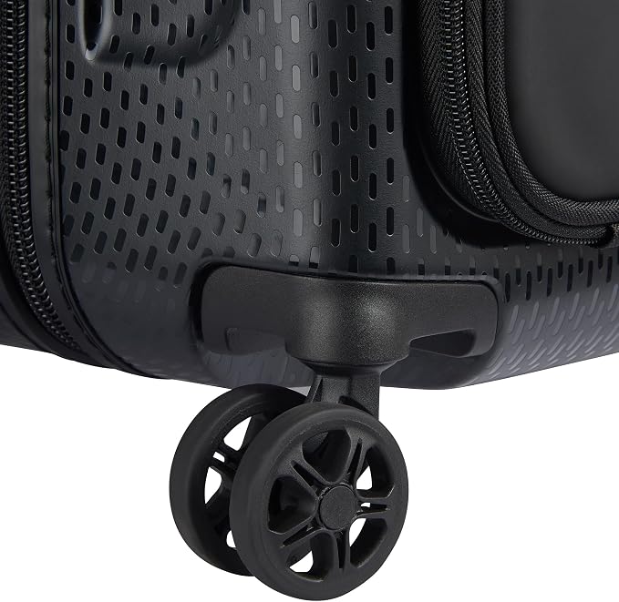 DELSEY PARIS Turenne Hardside Luggage with Spinner Wheels, Black, 2-Piece Set with Soft Pocket (19/27) - Image 8