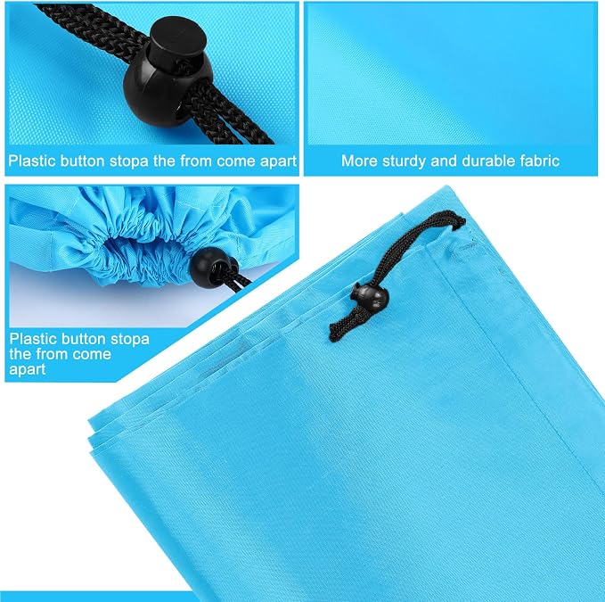 Sanwuta 40 Pcs 38" x 24" Large Laundry Bags Bulk Travel Laundry Bags with Drawstring Closure Lock Washable Heavy Duty for Dirty Clothe Camping College Dorm Apartment (Black,Gray,Sky Blue,Pink) - Image 3