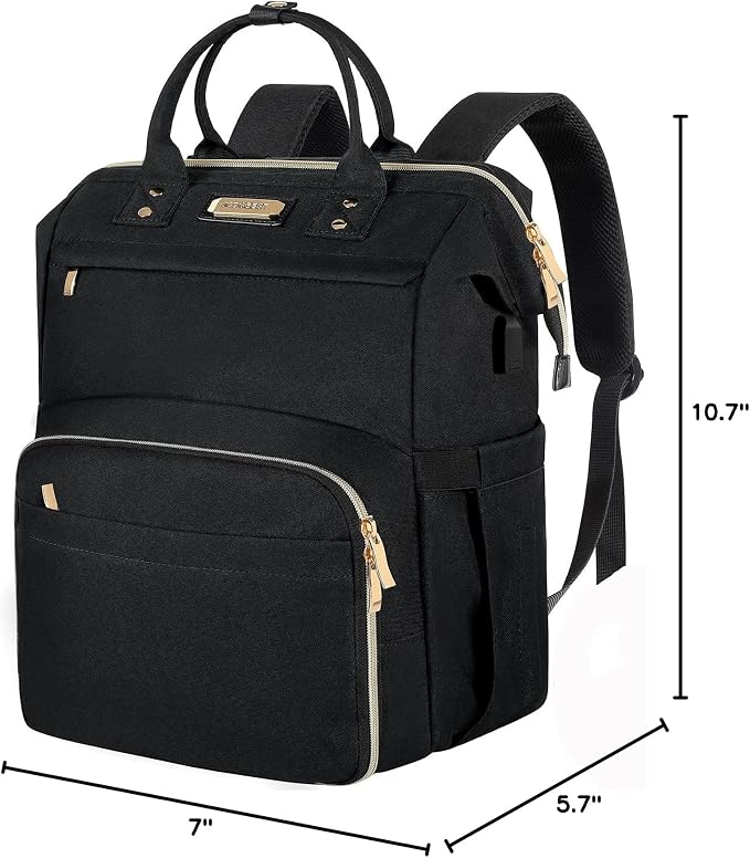 Lunch Bag Backpack, Insulated Cooler Backpack Lunch Box Laptop Backpack for Women Men Fits 15.6 Inch Laptop - Image 6