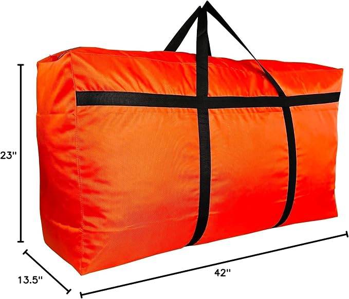DoYiKe Extra Large Storage Duffle Bag, Duffel Bag for Travel Orange 210L - Image 9
