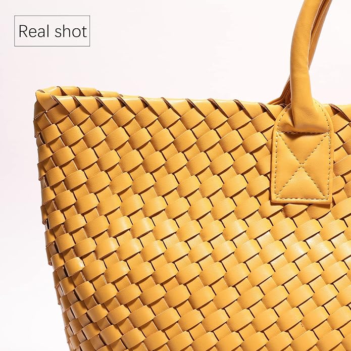 Woven Bag Shopper Bag Travel Handbags and Purses Women Tote Bag Large Capacity Shoulder Fashion Bags - Image 5