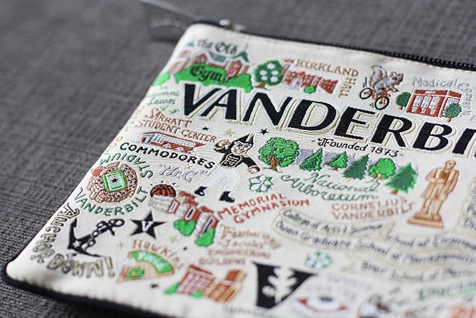 catstudio Vanderbilt University Collegiate Zipper Pouch Purse | Holds Your Phone, Coins, Makeup, Dog Treats, & Tech Tools - Image 5