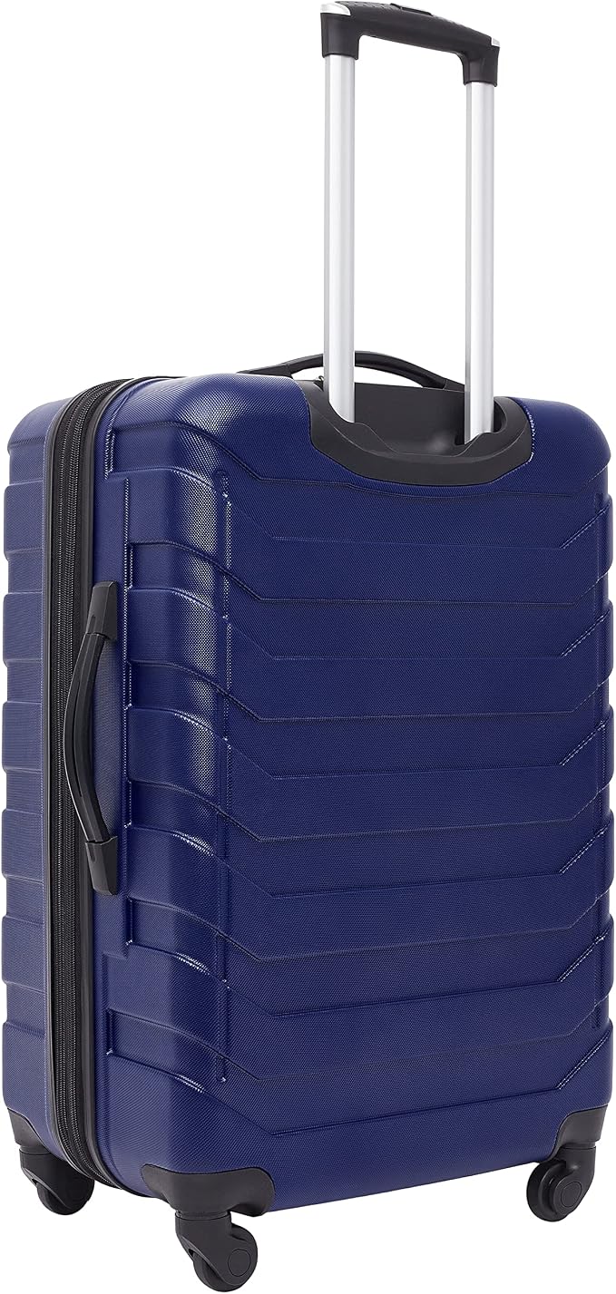 Wrangler 4 Piece Miami Luggage and Packing Cubes Set, Blue - Image 6
