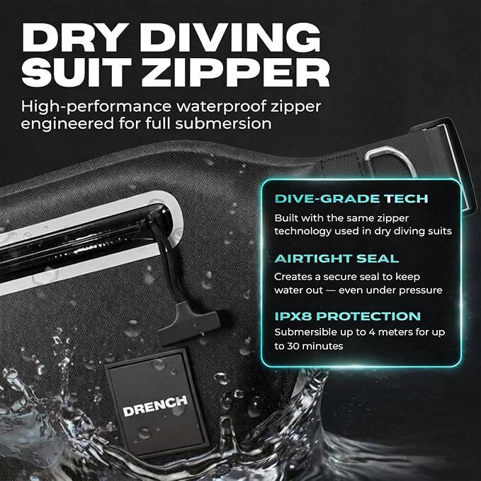 DRENCH Waterproof Fanny Pack with Floating Phone Pouch, IPX8 Submersible Waist Pack Dry Bag for Swimming, Snorkeling, Kayaking & SUP, Waterproof Belt Bag for Beach, Travel & Water Sports - Image 5