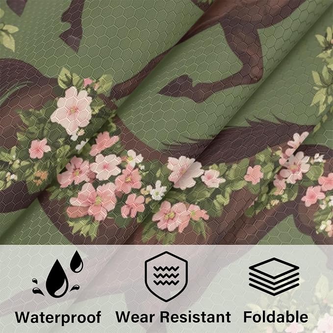 Floral Horse 6 Set Compression Packing Cubes for Travel Luggage Carry On Suitcase Compressible Expandable Packing Cubes Organizers Bag - Image 5
