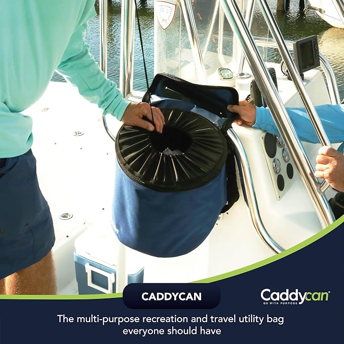 Portable Trash Can for Boating | Tough and Durable Storage Bag for Use with Kayaking, Camping, Hiking, Beach, Fishing | Collapsible, Multi-Purpose - Image 2