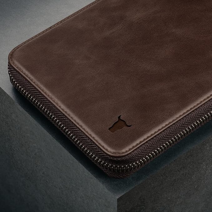 TORRO Travel Wallet – Genuine Leather Travel Organiser with Passport Holder and Detachable Cardholder - Image 4