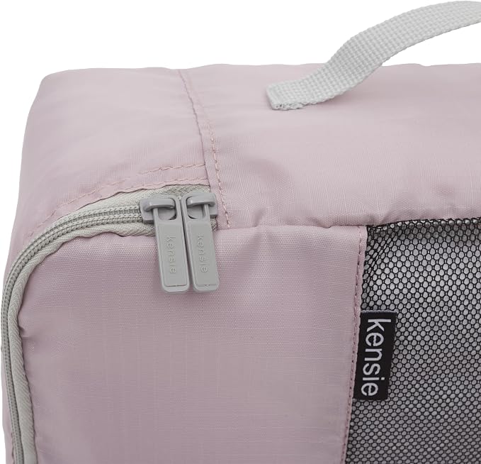 kensie Women's Hillsboro Luggage & Travel Bags Set, Burnished Lilac, 4 Piece Set - Image 9