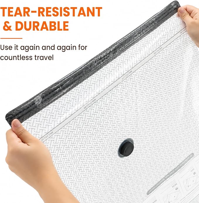 Vacuum Storage Bags for Travel, 12 Pack Vacuum Seal Bags for Clothing With Cordless Electric Pump, Space Saver Bags for Luggage, Clothes, Ideal for Home, Seasonal Storage - Image 8