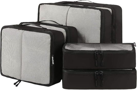 BAGAIL 6 Set Packing Cubes,Travel Luggage Packing Organizers by BAGAIL