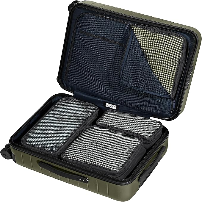 Away Insider Packing Cubes Set of 4 – Lightweight Travel Organizers for Luggage, Suitcases & Carry-On Bags, Jet Black - Image 3