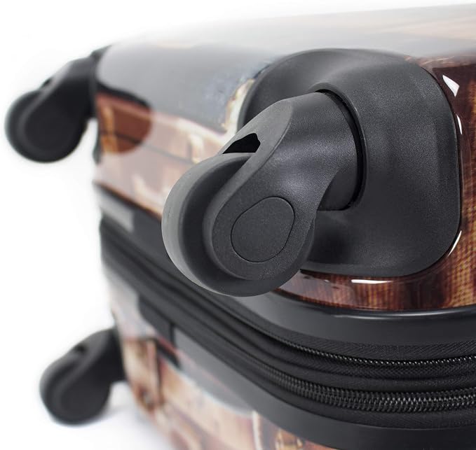 Chariot Dog Lovers Freedom Pups 20-Inch Carry-On Hardside Polycarbonate Expandable Spinner Luggage with TSA Lock - Image 7