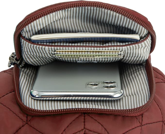 Travelon Anti-Theft Boho Insulated Water Bottle Tote - Image 7