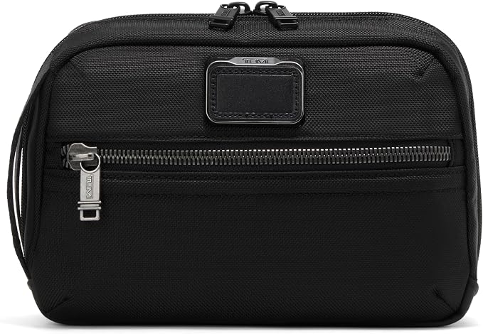 TUMI - Alpha Bravo Response Travel Kit - Men's Travel Organizer - Hanging Toiletry Bag - 6.25" X 9.5" X 3.5" - Black by Unknown