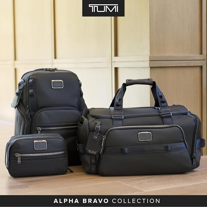 TUMI - Alpha Bravo Response Travel Kit - Men's Travel Organizer - Hanging Toiletry Bag - 6.25" X 9.5" X 3.5" - Black - Image 8