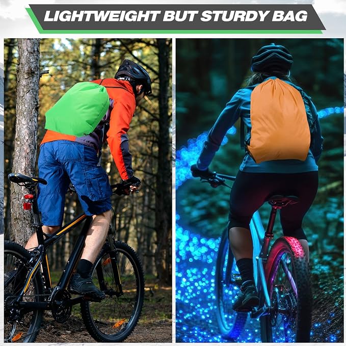 Shappy Drawstring Backpack Bulk Sports Gym Cinch Bag Polyester String Bag for Men Women(20 Colors,400 Pcs) - Image 5