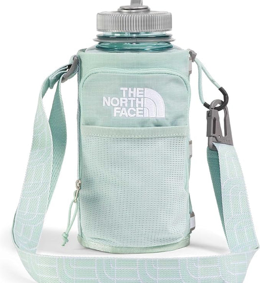 The North Face Borealis Water Bottle Holder - Adjustable Strap, Water-Repellent Finish, External Pocket with Key Hook, Opal Frost, One Size | Adjustable Strap, Water-Repellent Finish, External Pocket by Unknown