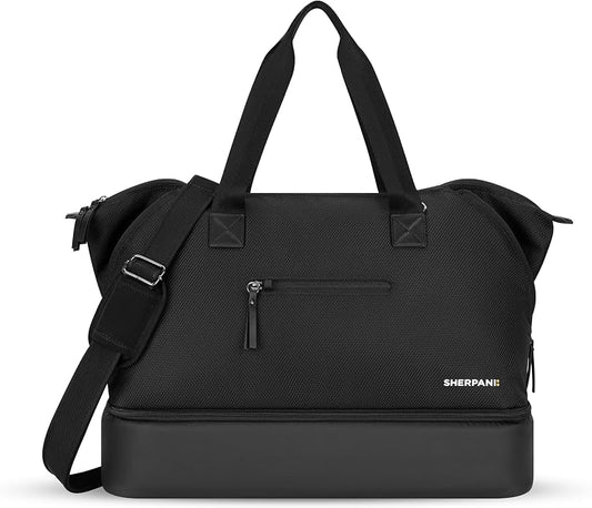 Sherpani Boston, Anti Theft Weekender Bags, Travel Duffel Bag, Carry On Tote Bag with Removable Shoe Bottom Compartment by SHERPANI