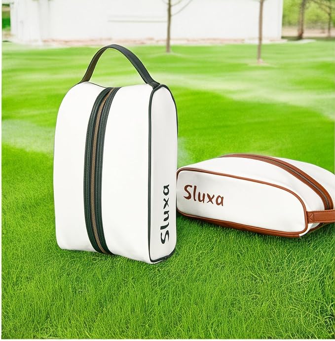 Classic golf shoe bag, Waterproof golf shoe bag for women men, Lightful Green travel shoe bag shoe storage bag. - Image 5