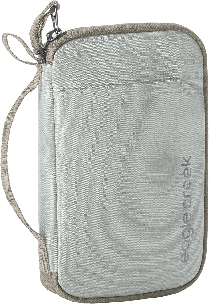 Eagle Creek Stash RFID Passport Wallet – Slim Travel Organizer with RFID Blocking – Secure Storage for Passport, Cards & Cash – Lightweight & Water-Resistant – Unisex – Storm Grey by EagleCreek