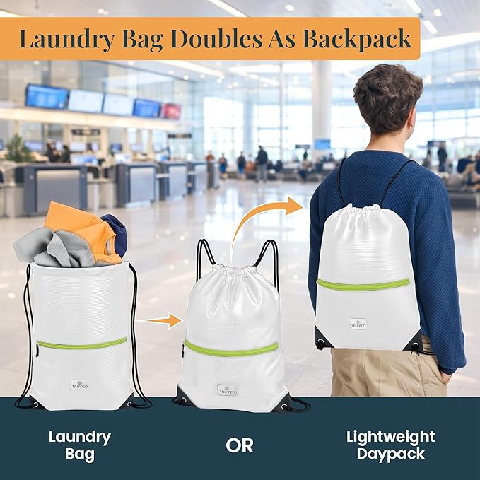 Extra Large Compression Packing Cube 6 Piece Set for Travel and Check Luggage by TRIPPED Travel Gear - Image 4