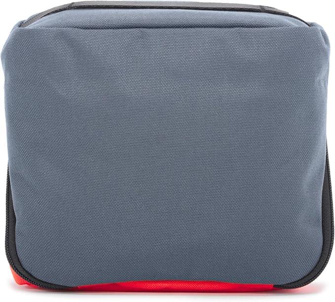 Manhattan Portage Newtown Toiletry Case Water Resistant Made with1000D Cordura For Everyday Use (Red/Grey) - Image 5