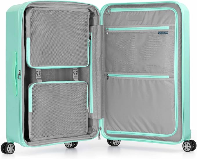 Traveler's Choice Pagosa Hardshell Expandable Luggage with Spinner Wheels, Mint, 30-Inch Large - Image 8