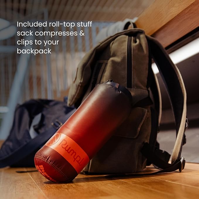 Rumpl Travel Puffy Blanket, Ultra-Packable Travel-Size Warmth and Comfort, Deepwater - Image 6