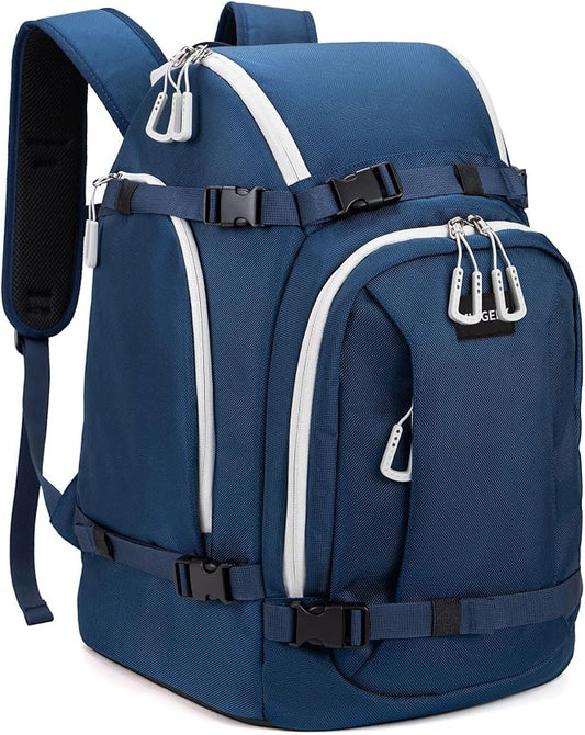 Ski Boot Bag, 50L Ski Boot Travel Backpack for Skis, Snowboard & Accessories, Waterproof Padded Ski Boot Bag Backpack by Unknown