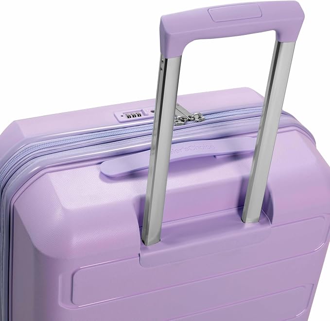 Traveler's Choice Pagosa Hardshell Expandable Luggage with Spinner Wheels, Lavender, 2-Piece Set (22/27) - Image 10