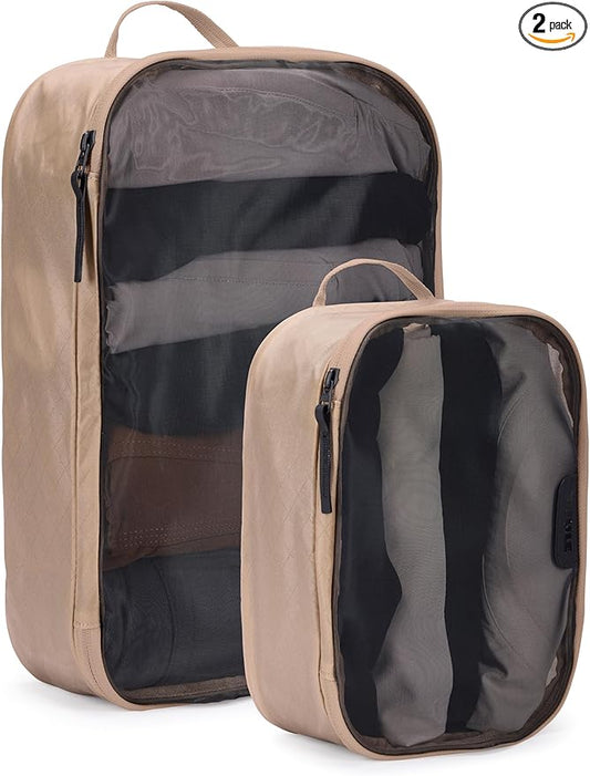 Thule Packing Cube Set, Includes Medium & Small Cubes, Transparent Fabric, Organize Clothing, Easy to Pack by Unknown