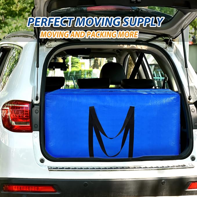 Extra Large Storage Bags, 57 Gallon XXL Jumbo Large Moving Bags Heavy Duty | 1 PACK Clothes Storage Totes Bins Moving Boxes Supplies, Foldable Travel Duffle Bag, Christmas Tree Bag,42x23x13.5 inch - Image 7