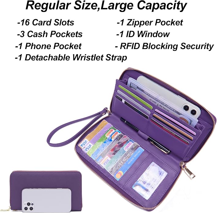 Qiyuer Structured Satchel Tote Handbags Set Women Purses with RFID Wallet | Premium, Sturdy, Spacious, Chic for Daily & Work, Vegan PU Leather, Multi-way Carry, Large Capacity RFID Wallet, Ideal Gift - Image 6