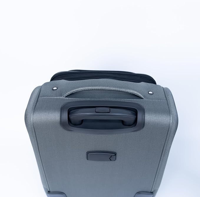 Merax Luggage Set Softshell 2 Piece 20/24 Expandable Suitcase with Wheels | Softside Lightweight Travel Carry on Luggage,Gray - Image 3