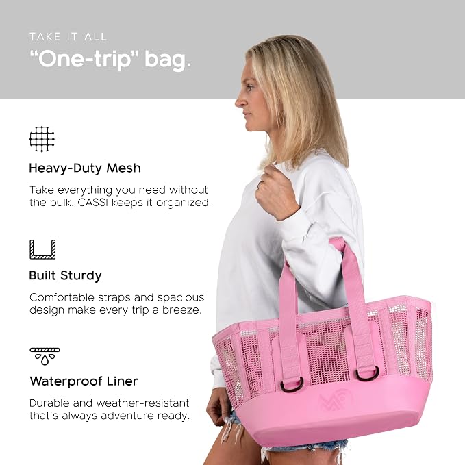 MISSION Boat Gear CASSI Heavy-Duty Outdoor Tote and Waterproof Marine-Grade Mesh Boat Bags - Image 6