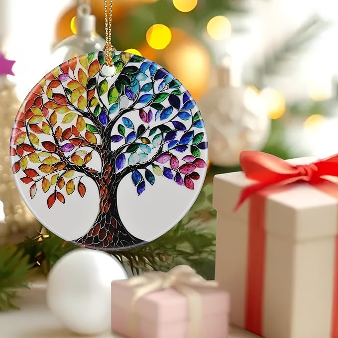 Tree of Life Ornament, Christmas Ornament – Christmas Tree Decor, Holiday Decoration, Stocking Stuffer, Festive Gift Idea, Gifts for Friends, Family