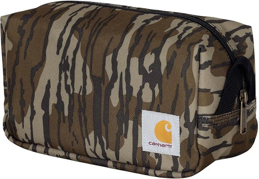 Carhartt Durable Travel Kit, Organize Essentials W/the Water Resistance Toiletry Bag, Mossy Oak Bottomlands by Carhartt