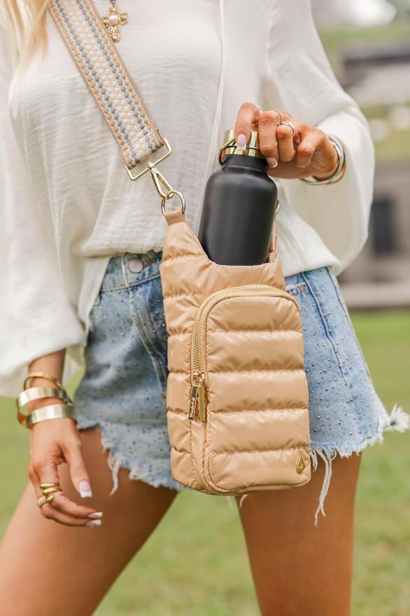 WanderFull Original HydroBag Crossbody Water Bottle Holder with Phone Pocket, Fits Water Bottles up to 32 oz - Image 8