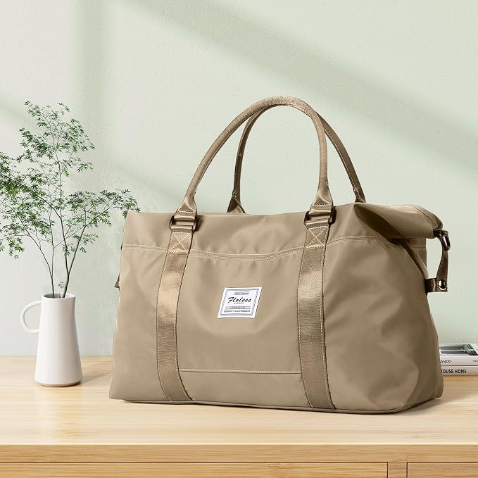 Travel Duffel Bag, Carry On Overnight Weekender Bags for Women | Travel Bag with Wet Pocket & Trolley Sleeve, For Spirit Airlines 18x14x8 Personal Item Bag - Image 8