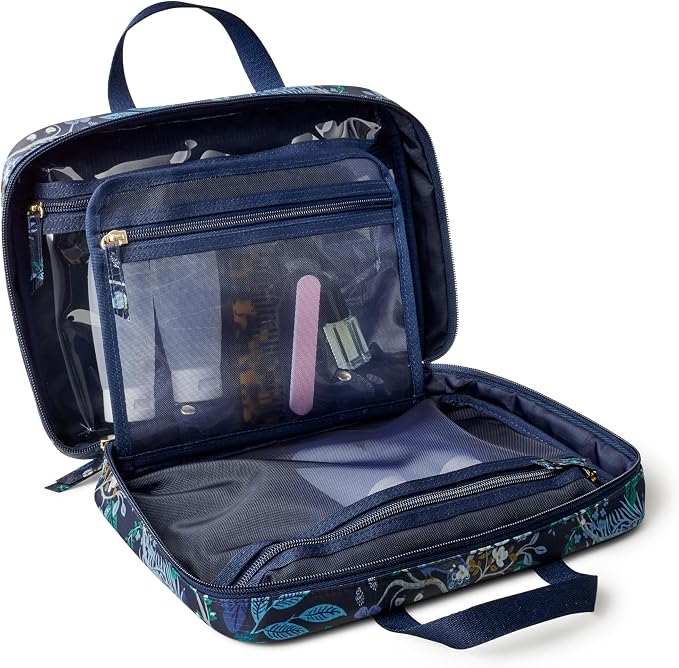 Rifle Paper Co. Peacock Packing Cubes and Cosmetic Case Bundle - Image 7