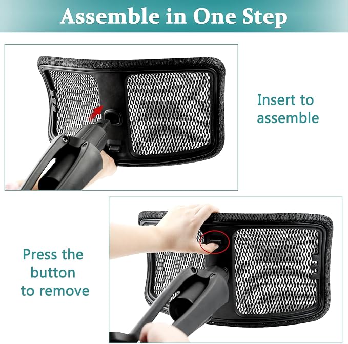 Lilithye Footrest for Desk Adjustable Height 2-in-1 Function Rotatable Ergonomic Under Desk Footrest Ottoman Stool Rolling Leg Rest for Home Office (Black) - Image 7