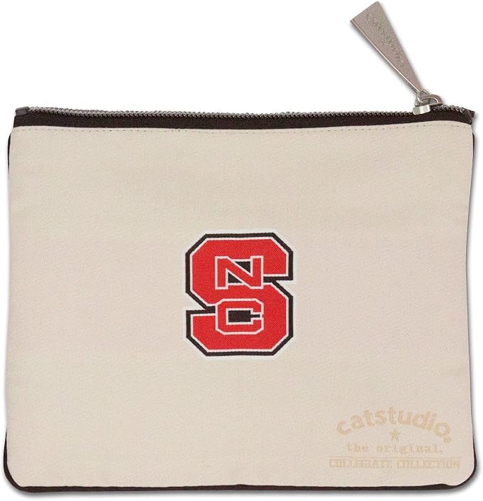 Catstudio Collegiate Zipper Pouch, North Carolina State University Travel Toiletry Bag - Ideal Gift for Alumni, Makeup Bag, Dog Treat Pouch, or Travel Purse - Image 2