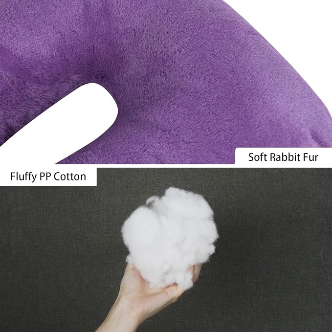 Atablyn Travel Pillows for Car Back Seat U Shaped Travel Pillow Cushion Car Pillow for Family Sleeping Airplane Adults and Children Head Neck and Body Support Long Distance Journey Accessories - Image 3