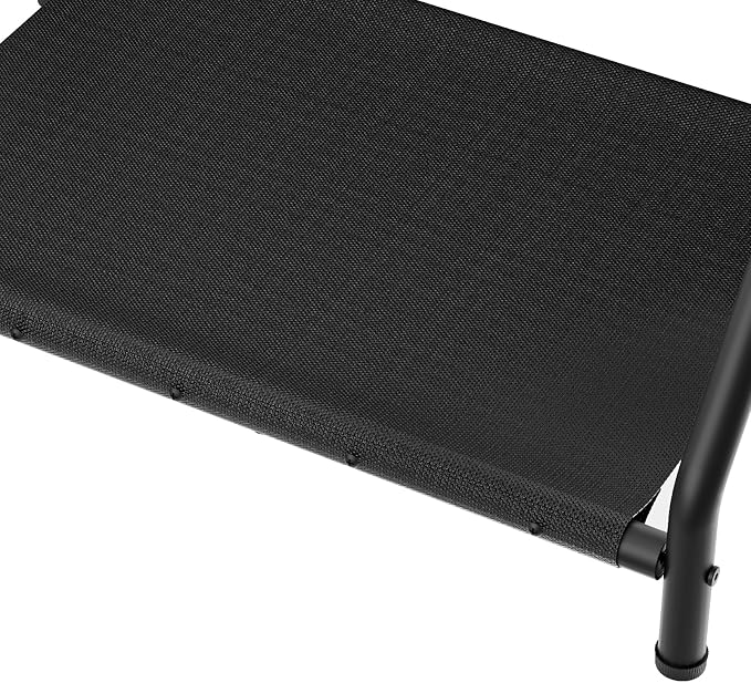 HOOBRO Luggage Rack, Folding Suitcase Stand with Fabric Storage Shelf for Guest Room, Bedroom, Hotel, Holds up to 100 lb, 27 x 15.3 x 22 Inches, Space Saving, Black BK04XL01 - Image 8