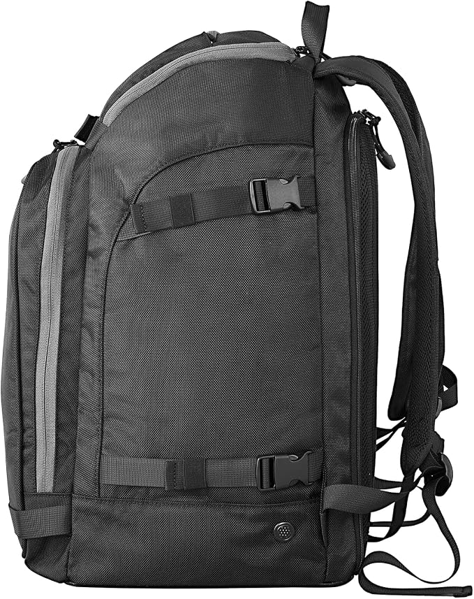 VEVOR Ski Boot Bag, Snowboard Boots Travel Backpack for Men Women, with Waterproof Exterior & Bottom, Durable 1680D Oxford, Bag for Skis, Snowboard, Helmet, Goggles, Gloves, Accessories - Image 9