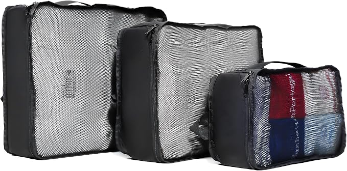 Manhattan Portage 3-Piece Packing Organizers Set Premium Packing Cubes with YKK Zippers and Durable Nylon Construction by ManhattanPortage