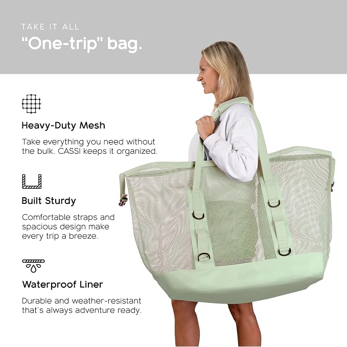 MISSION Boat Gear CASSI Heavy-Duty Outdoor Tote and Waterproof Marine-Grade Mesh Boat Bags - Image 6